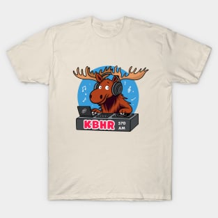 DJ Moose KBHR - Northern Exposure Funny vintage t-shirts T-Shirt